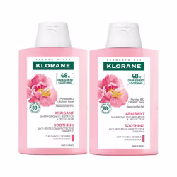 Klorane Champú con Peonía Bio 2x400ml