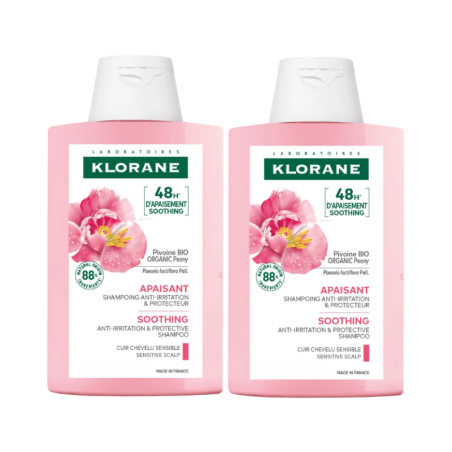 Klorane Champô com Peónia Bio 2x400ml