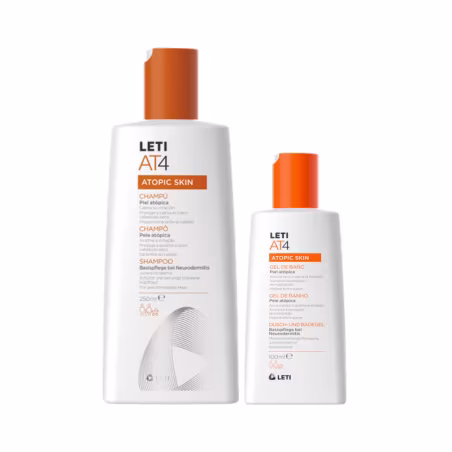 LetiAT4 Champô + Gel de Banho Pack