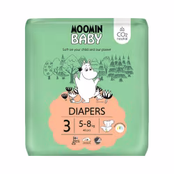Moomin Baby T3 5-8kg 48 fraldas