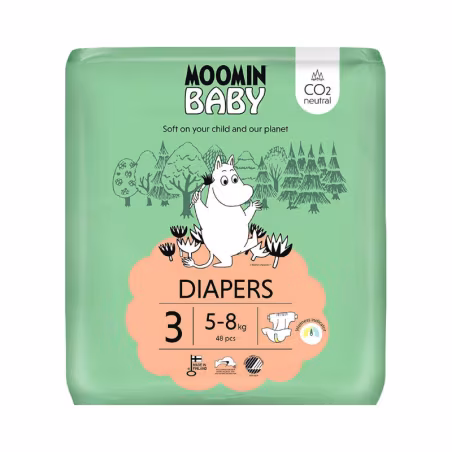 Moomin Baby T3 5-8kg 48 pañales
