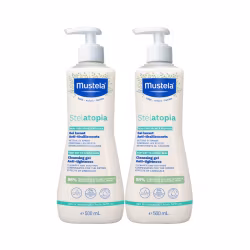 Mustela Stelatopia Cleansing Gel 2x500ml