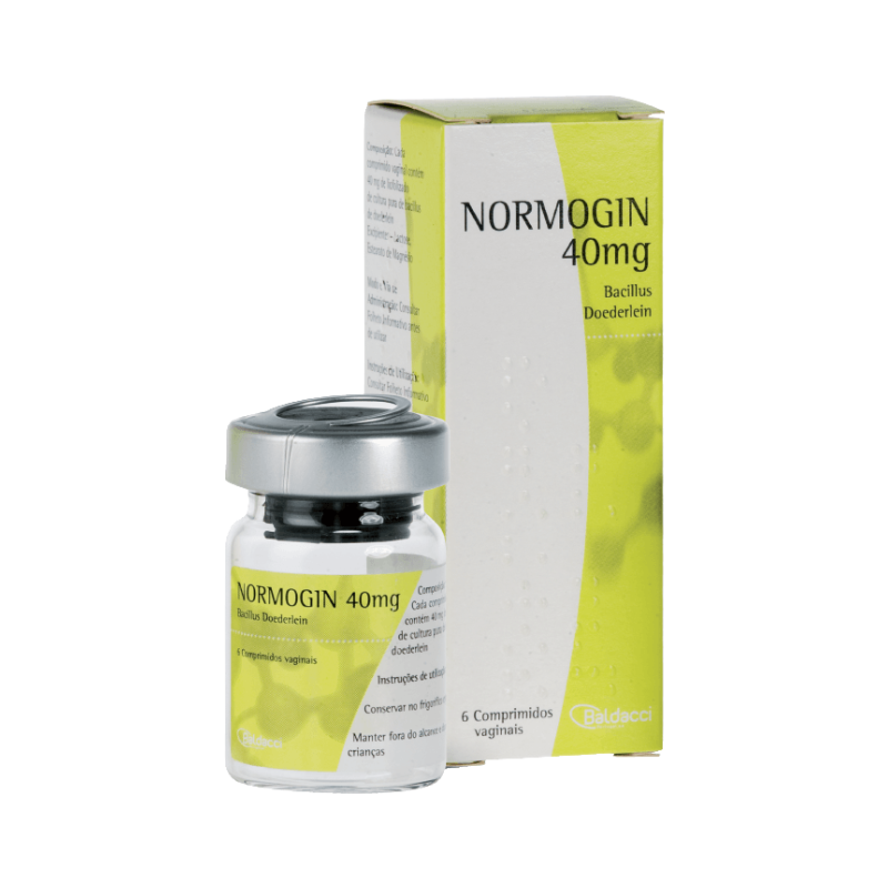 Normogin 40mg 6 vaginal tablets