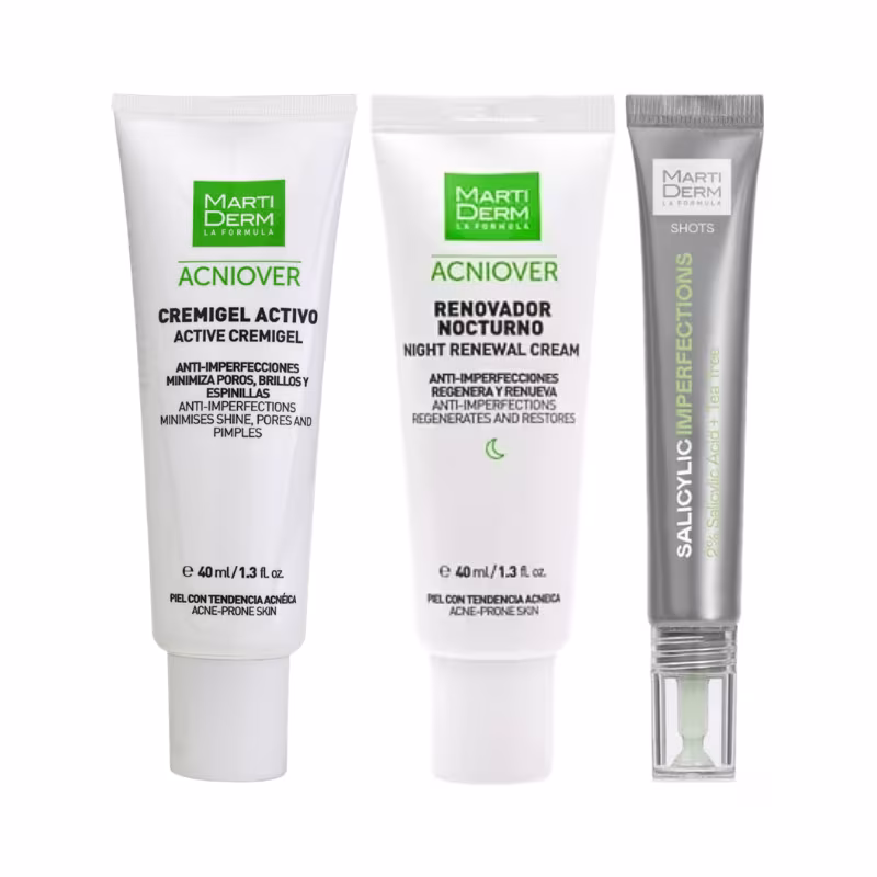 Martiderm Acniover Protocolo Pele Mista e Oleosa Pack