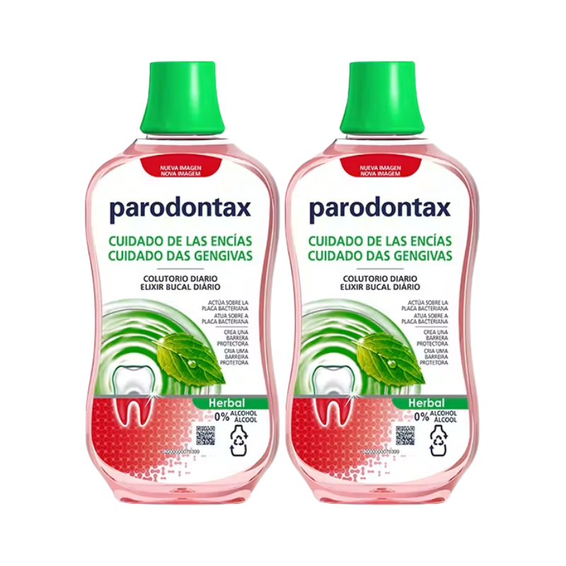Parodontax Herbal Elixir Cuidado de las Encías 2x500ml
