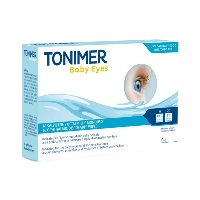 Tonimer Baby Eyes Lingettes Oculaires 16 unités