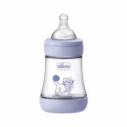 Chicco Perfect5 Biberon Débit Lent 0m+ 150ml Bleu