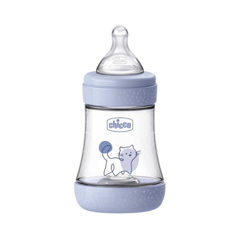 Chicco Perfect5 Biberón Flujo Lento 0m+ 150ml Azul