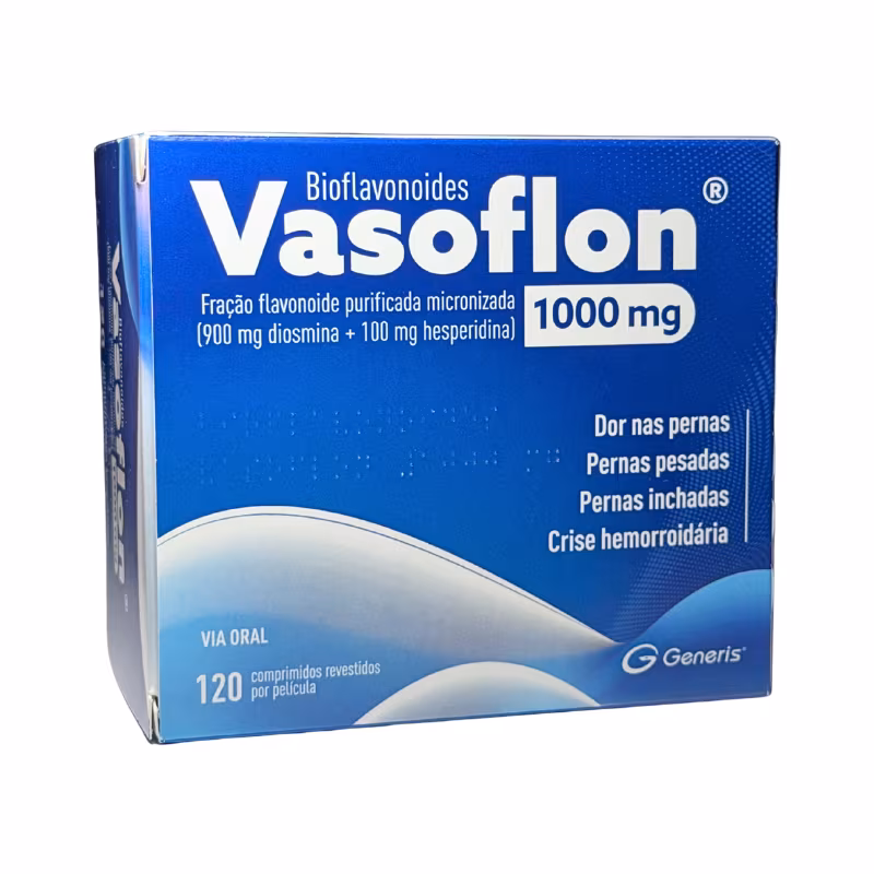 Vasoflon Bioflavonoides 1000mg 120 comprimidos