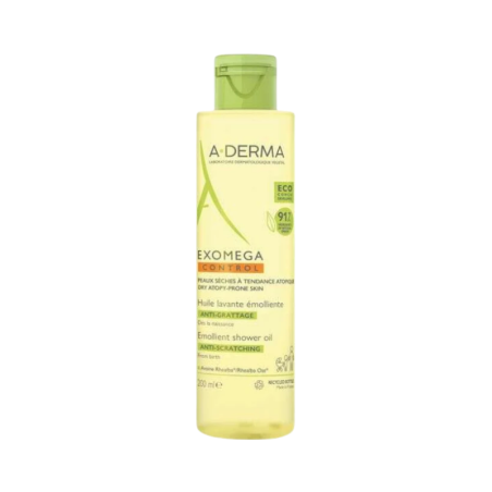 A-Derma Exomega Control Óleo de Duche Emoliente 200ml