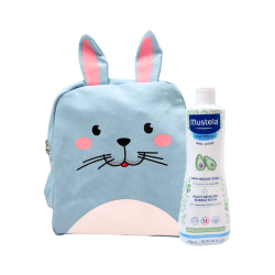 Mustela Bain Mousse Éveil 750ml + Sac à Dos Lapin