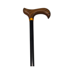Extendable Aluminum Walking Stick Black