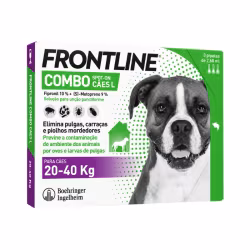 Frontline Combo Cão 20-40kg 3 pipetas