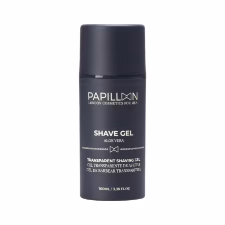 Papillon Shave Gel Aloé Vera Gel de Barbear Transparente 100ml