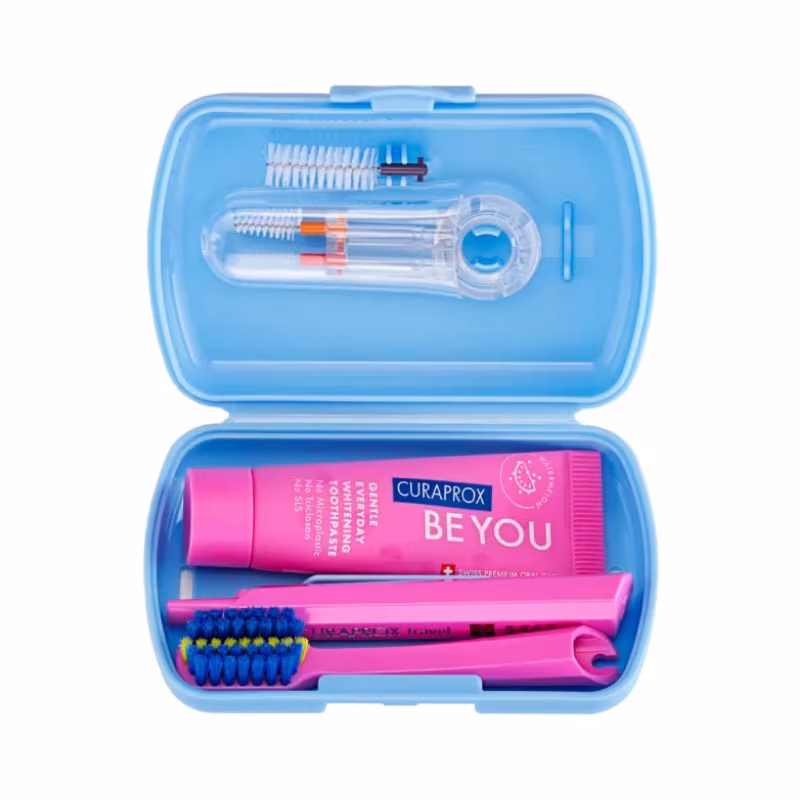 Curaprox Kit de Viagem Ortho Azul