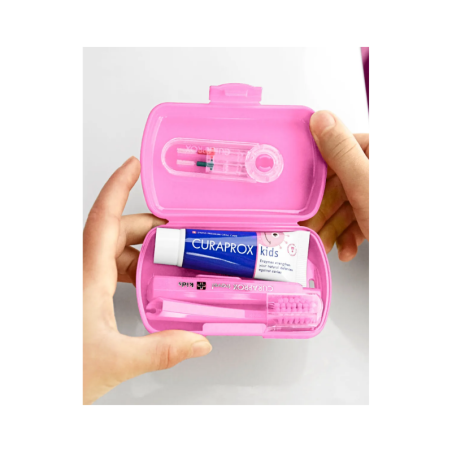 Curaprox Kit de Viaje Kids Rosa