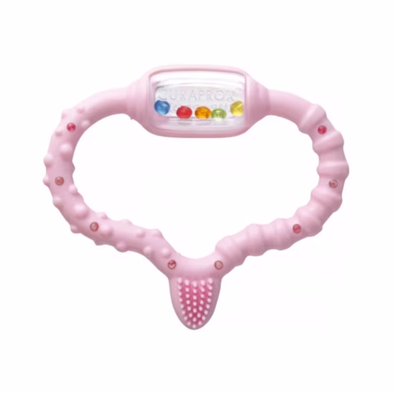 Curaprox Baby Anneau de Dentition Rose