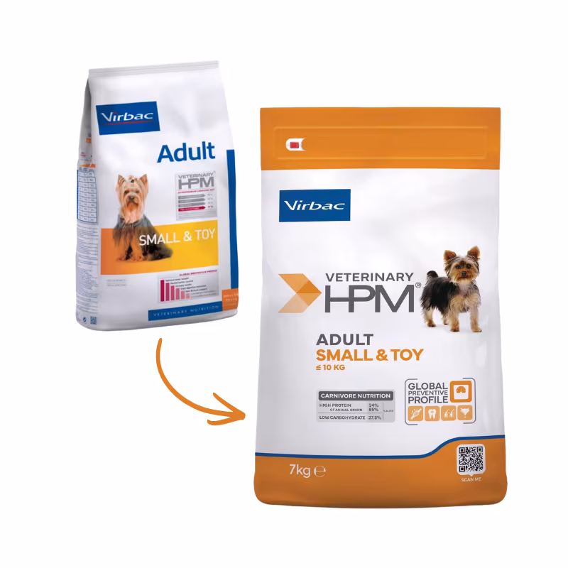 Virbac Veterinary HPM Adult Small & Toy Chien 7kg
