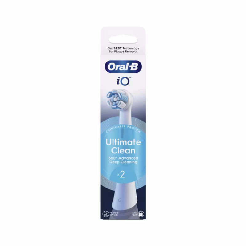 Oral-B iO Ultimate Clean Recambios Blanco 2 unidades