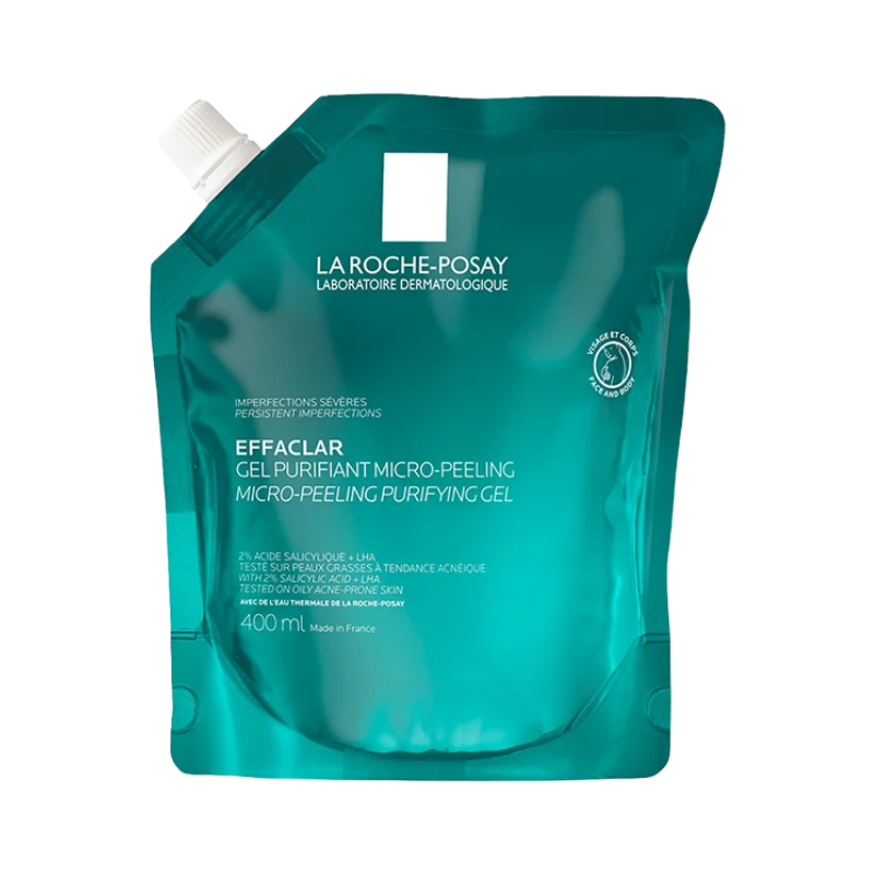 La Roche-Posay Effaclar Gel Purifiant Micro-Peeling Recharge 400ml
