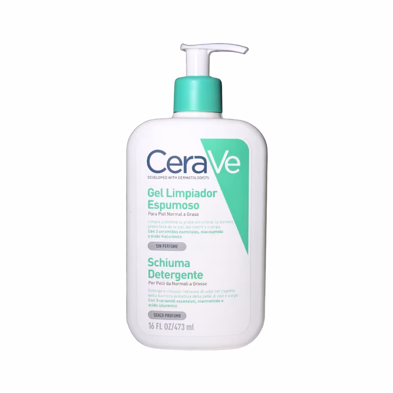CeraVe Gel Limpiador Espumoso 473ml