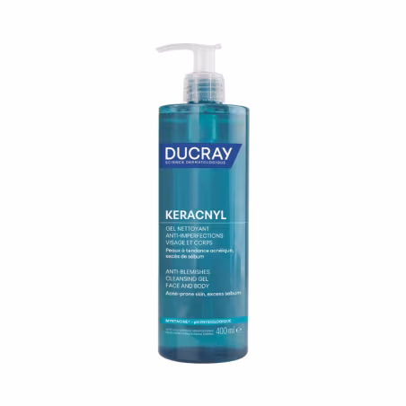Ducray Keracnyl Gel Limpiador Antiimperfecciones Rostro y Cuerpo 400ml