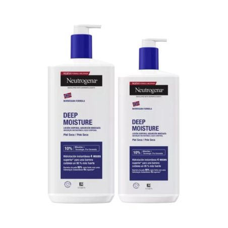 Neutrogena Hydratation Profonde Lotion Absorption Immédiate 750ml + 400ml