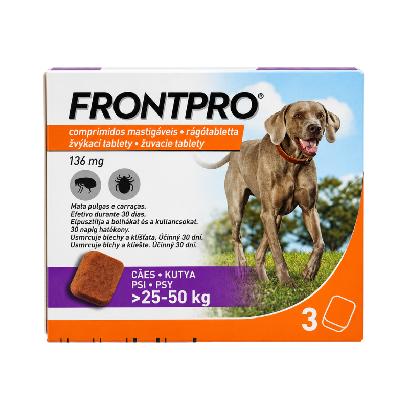 Frontpro 25-50kg 3 chewable tablets