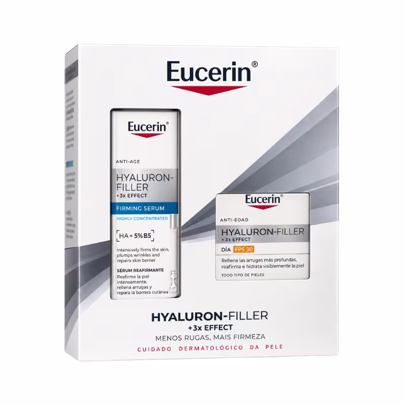 Eucerin Hyaluron-Filler + 3x Effect Sérum Efeito Lifting Firmeza Coffret