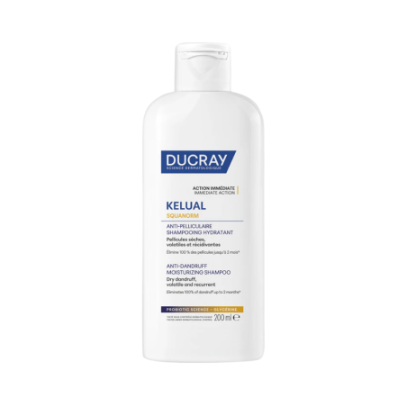 Ducray Kelual Squanorm Shampooing Pellicules Sèches 200ml