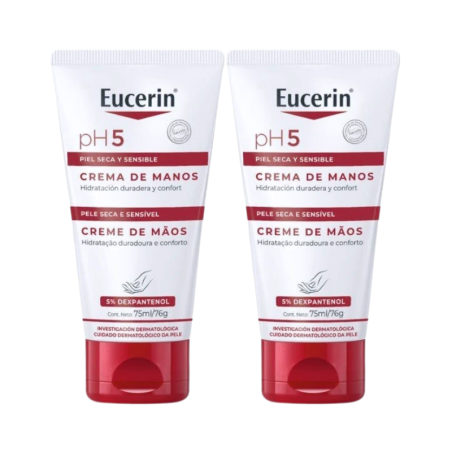 Eucerin pH5 Creme de Mãos 2x75ml