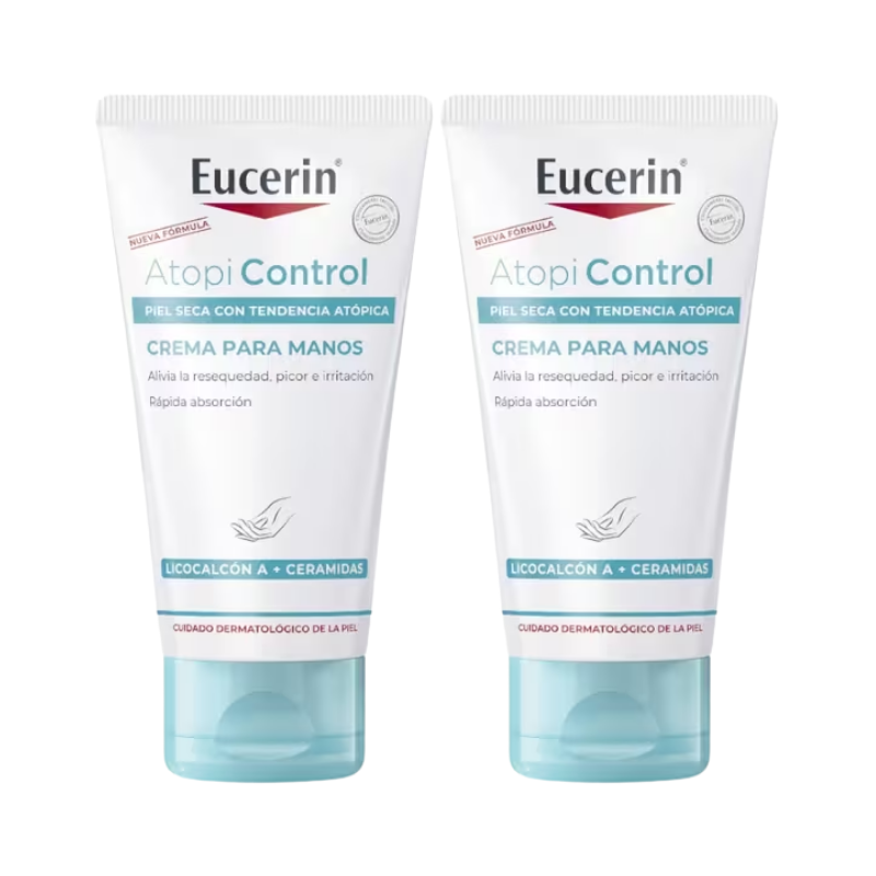 Eucerin AtopiControl Crema de Manos 2x75ml