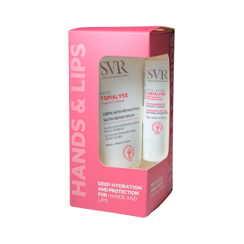 SVR Topialyse Crema de Manos + Stick Labial Pack