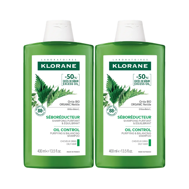 Klorane Champô com Ortiga 2x400ml