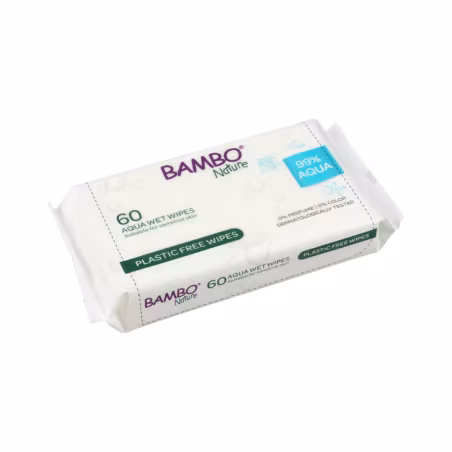 Bambo Nature AquaWipes Lingettes 60 unités