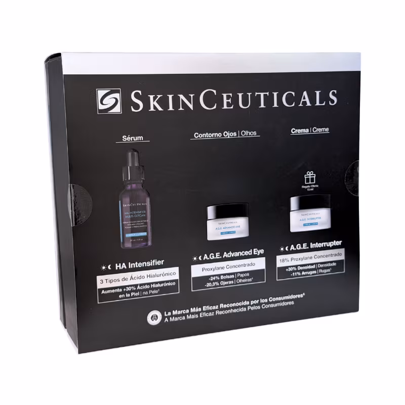 SkinCeuticals HA Intensifier Multi-Glycan + Age Advanced Eye Set de Regalo