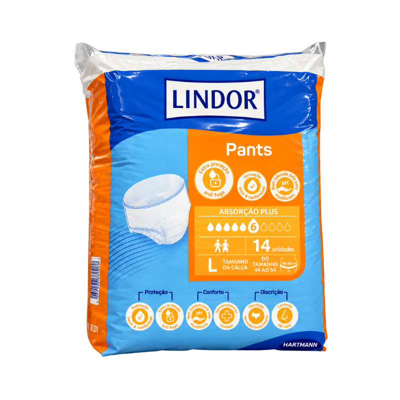 Lindor Pants Plus Large 14 unités