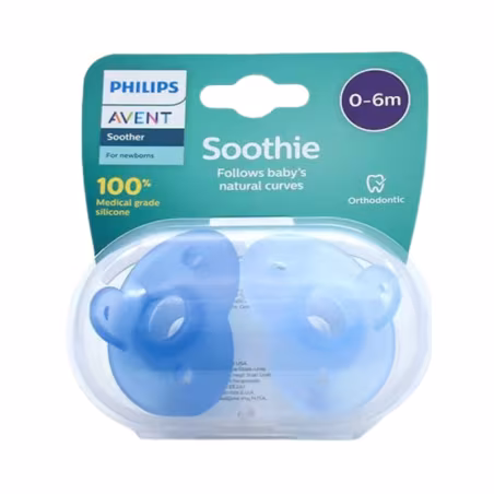 Philips Avent Soothie Pacifier 0-6m Blue 2 units