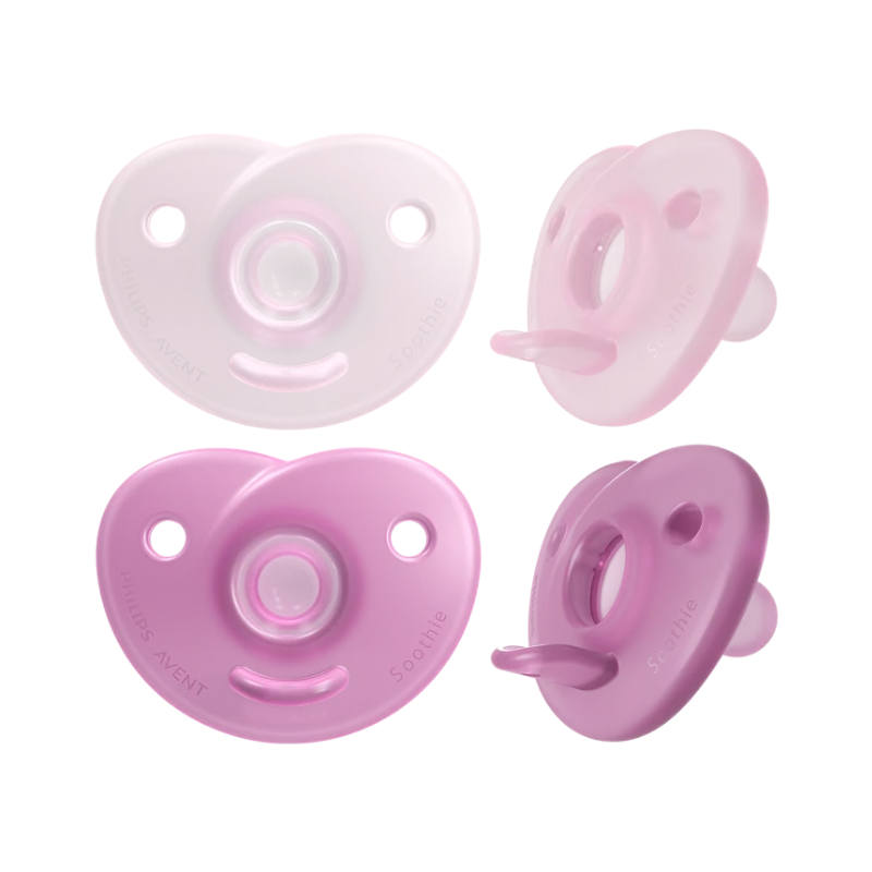 Philips Avent Soothie Sucette 0-6m Rose 2 unités