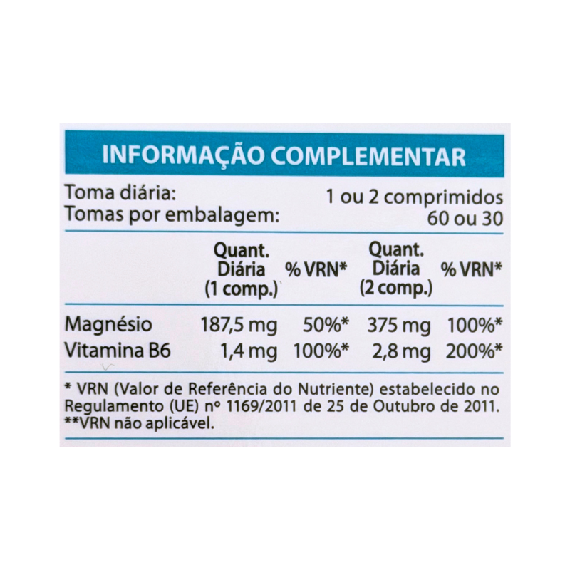 Absorvit Bisglycinate de Magnésium + B6 60 comprimés