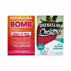 Depuralina Bomb + Drenaslim Cocktail Pack