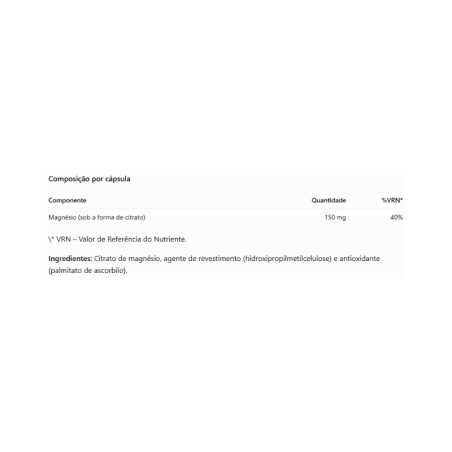 Pure Encapsulations Citrate de Magnésium 90 gélules végétales