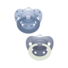 Nuk First Choice Classic Day & Night Sucette 6-18m Bleue 2 unités