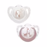Nuk First Choice Pacifier 0-6m Penguin/Giraffe 2 units
