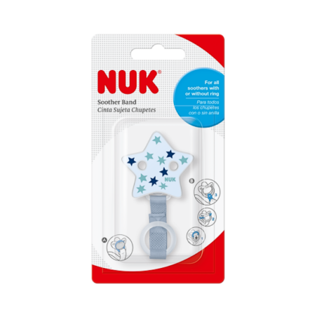 Nuk Clip para Chupete Duo Estrella
