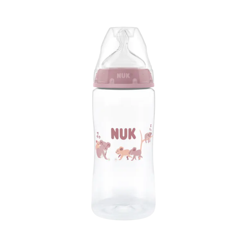 Nuk First Choice Biberón 3m+ Flujo M Rosa 300ml