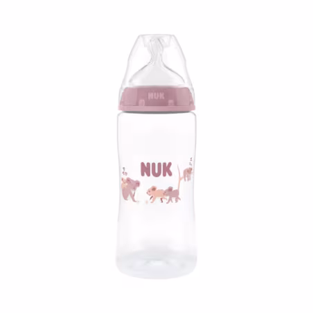 Nuk First Choice Biberón 3m+ Flujo M Rosa 300ml