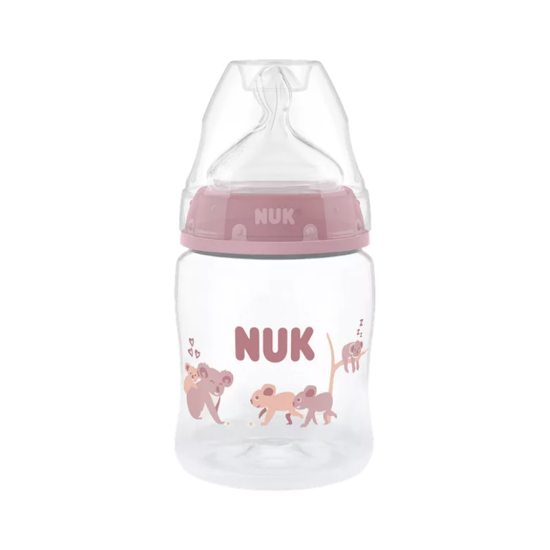 Nuk First Choice Biberon 0m+ Débit S Rose 150ml