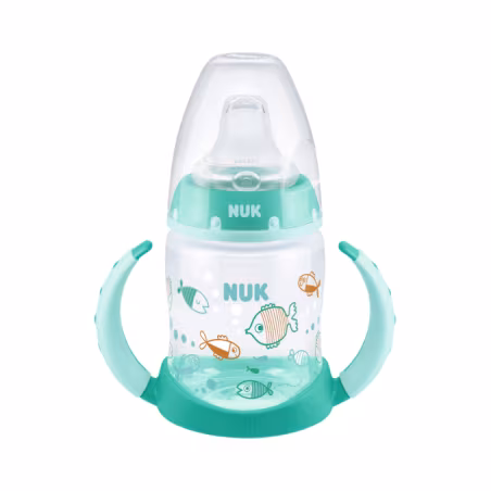 Nuk First Choice Biberão de Aprendizagem Bocal Macio 6-18m Turquesa 150ml