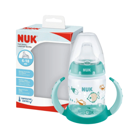 Nuk First Choice Tasse d'Apprentissage Embout Souple 6-18m Turquoise 150ml